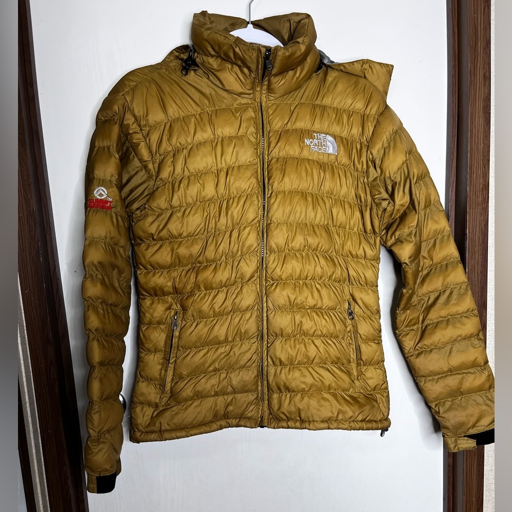 The North Face Summit Series Mustard Down Puffer Jacket M